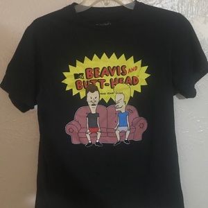 Breavis and butthead graphic T